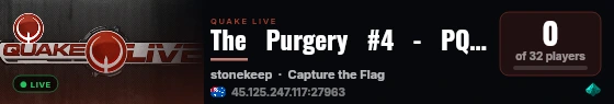 The   Purgery   #4   -   PQL   Custom live status badge