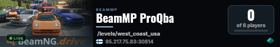 BeamMP ProQba live status badge
