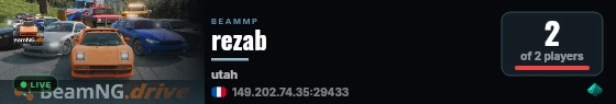 rezab live status badge