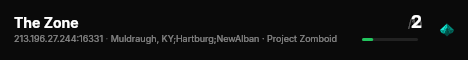 The Zone live status badge