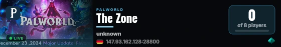 The Zone live status badge