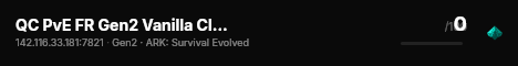 QC PvE FR Gen2 Vanilla Cluster rfdriver.net - (v361.7) live status badge