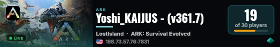 Yoshi_KAIJUS - (v361.7) live status badge