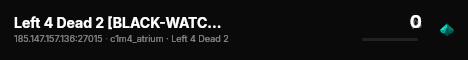 Left 4 Dead 2 [BLACK-WATCH.NET] live status badge