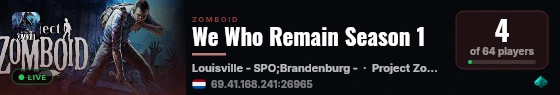 We Who Remain Season 1 live status badge