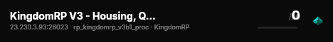 KingdomRP V3 - Housing, Quests & Full Realm Progression-Custom live status badge