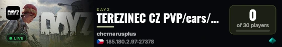 TEREZINEC CZ PVP/cars/helis/weapons/animals live status badge