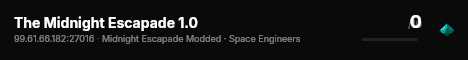 The Midnight Escapade 1.0 live status badge