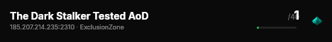 The Dark Stalker Tested AoD live status badge