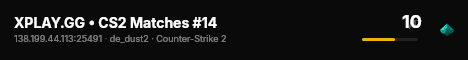 XPLAY.GG • CS2 Matches #14 live status badge