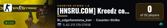 [HNSRU.COM] Kreedz community #100aa live status badge