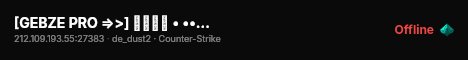 [GEBZE PRO =>>] ︻デ═一 • ••/Rütbe /Level /Rank live status badge
