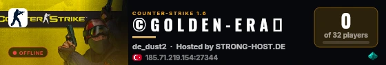 © G O L D E N - E R A ► live status badge