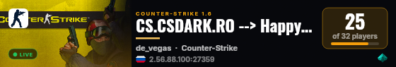 CS.CSDARK.RO --> Happy Family!JOIN US NOW live status badge