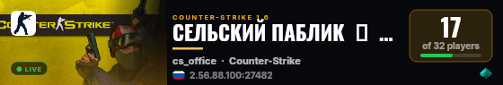 СЕЛЬСКИЙ ПАБЛИК  亗  [18+] live status badge