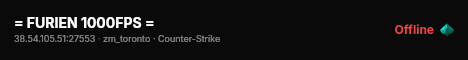 = FURIEN 1000FPS = live status badge
