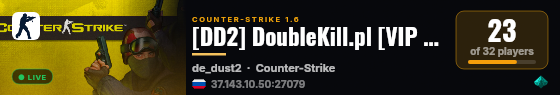 [DD2] DoubleKill.pl [VIP Za Punkty | Skiny | Rangi | Asysty | Punkty] live status badge