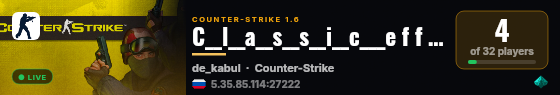 C__l__a__s__s__i__c___e f f e c t. live status badge