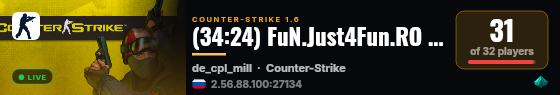 (34:24) FuN.Just4Fun.RO Clasic/Fun live status badge