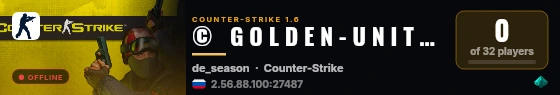 ©   G O L D E N - U N I T Y   ► live status badge
