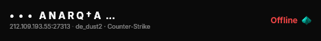 •  •  •   A N A R Q † A   •  •  •  #1 live status badge