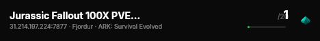 Jurassic Fallout 100X PVE Omega - (v358.24) live status badge