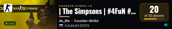 | The Simpsons | #4FuN #BoLadao #Patentes #VIP #Skins #Models @BRXGames live status badge