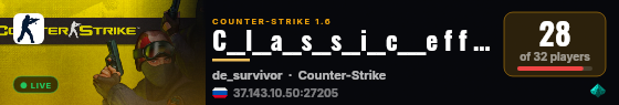 C__l__a__s__s__i__c___e f f e c t. live status badge