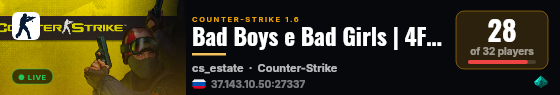 Bad Boys e Bad Girls | 4Fun | @BRXGames live status badge