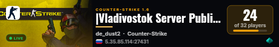 |Vladivostok Server Public| live status badge