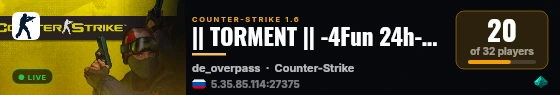 || TORMENT || -4Fun 24h-Oficial @BRXGames live status badge