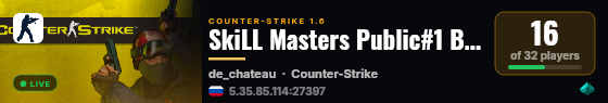 SkiLL Masters Public#1 Всем VIP live status badge