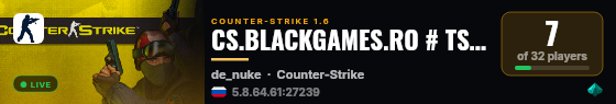 CS.BLACKGAMES.RO # TS.BLACKGAMES.RO live status badge