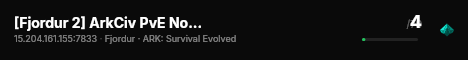 [Fjordur 2] ArkCiv PvE NoWipe and CrossPlay - (v361.7) live status badge
