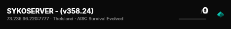 SYKOSERVER - (v358.24) live status badge