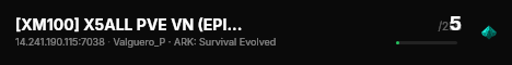 [XM100] X5ALL PVE VN (EPICvsSTEAM) Clus - (v361.7) live status badge