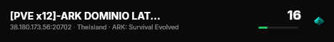 [PVE x12]-ARK DOMINIO LATINO X12-ISLA - (v361.7) live status badge