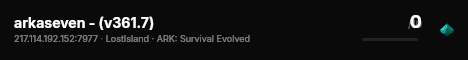 arkaseven - (v361.7) live status badge