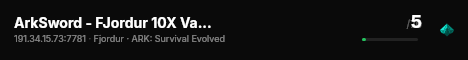 ArkSword - FJordur 10X Vanilla [CROSSPLAY] - (v361.7) live status badge