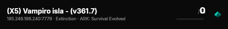 (X5) Vampiro isla - (v361.7) live status badge