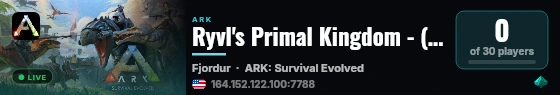 Ryvl's Primal Kingdom - (v358.24) live status badge