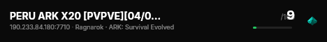 PERU ARK X20 [PVPVE][04/07/26][6MAN] - RAGNAROK - (v361.7) live status badge