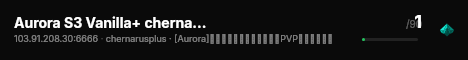 Aurora S3 Vanilla+ chernarusplus map YY：21513|S3| live status badge