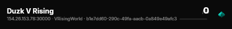 Duzk V Rising live status badge