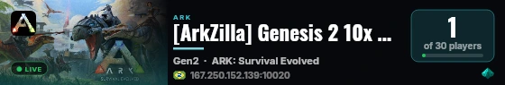 [ArkZilla] Genesis 2 10x MODS - (v361.7) live status badge