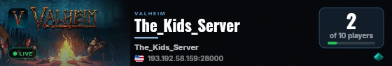 The_Kids_Server live status badge