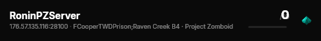 RoninPZServer live status badge
