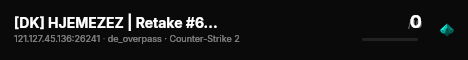 [DK] HJEMEZEZ | Retake #6 | Rank | !guns | WS live status badge