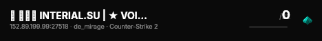 ➥ ███ INTERIAL.SU | ★ VOID | MIRAGE/DUST2 MODELS live status badge