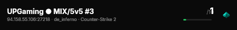 UPGaming ● MIX/5v5 #3 ● team_НЕВИДИМКА vs team_Xul live status badge